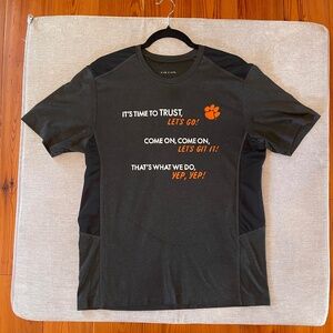 Clemson Tigers Black Short Sleeve T-Shirt - Team Issue - Men's Large
